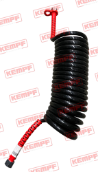 71055 Kempf Wendelflex M18x1,5 rot, l= 4.000 mm